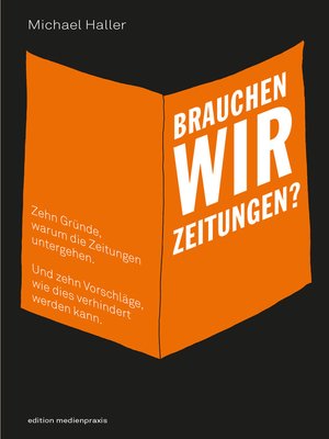 cover image of Brauchen wir Zeitungen?